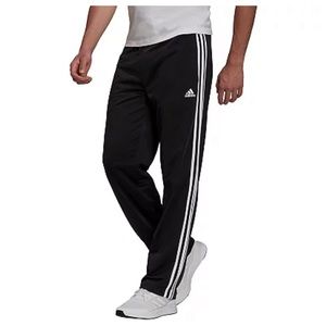Men’s Adidas Track Pants - black with white stripe (large) NWOT